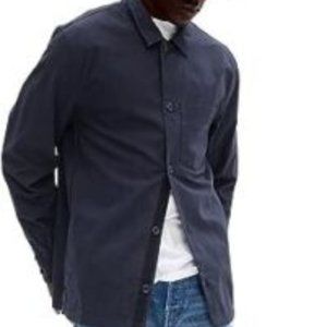 GAP Men's Utility Shirt Jacket Coat Navy Size Small